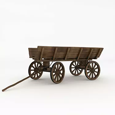 Landscaping Cart 3D model image 1 