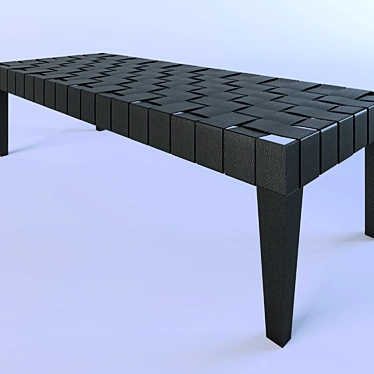 Contemporary Daybed: 3DMax2010 + Tex + Obj + Fbx 3D model image 1 