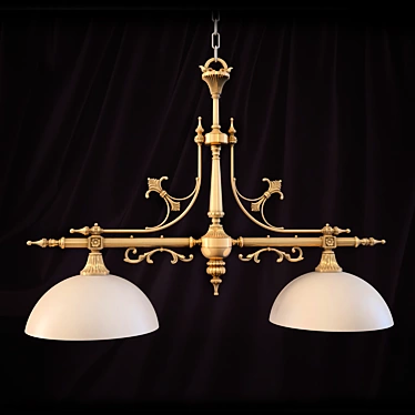 Luxe Casino Billiard Lamp 3D model image 1 