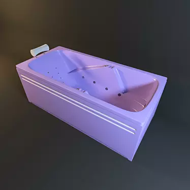 Elegant 170cm Color&Style Vanity 3D model image 1 