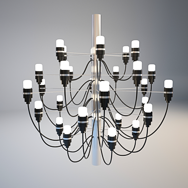 Elegant Artpole Chandelier 3D model image 1 