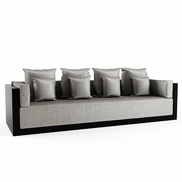 Armani/Casa SYDNEY Sofa: Elegant and
Luxurious Design 3D model image 1 