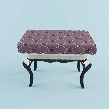 Classic Puff Bench 3D model image 1 