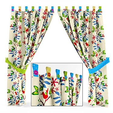 Curtains in the nursery