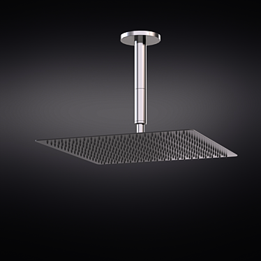 Luxurious Glide 400mm Shower 3D model image 1 