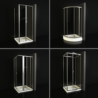 Luxury Shower Cubicles 3D model image 1 