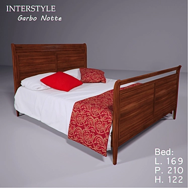 Classic Elegance: Interstyle Garbo Notte 3D model image 1 