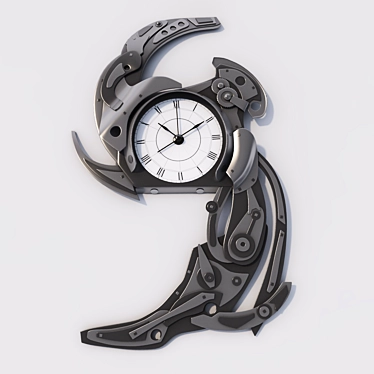 Steampunk Clock Sculpture 3D model image 1 