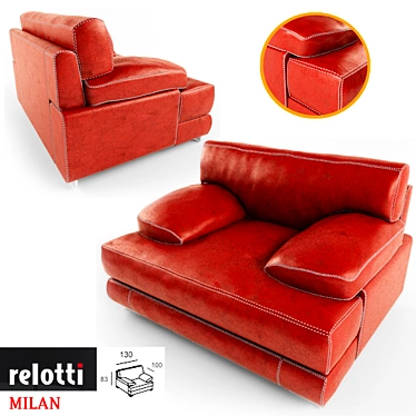 Chair factory "Relotti" model "Milan"