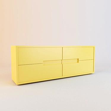 Modern Low Dresser: Latitude FS 3D model image 1 