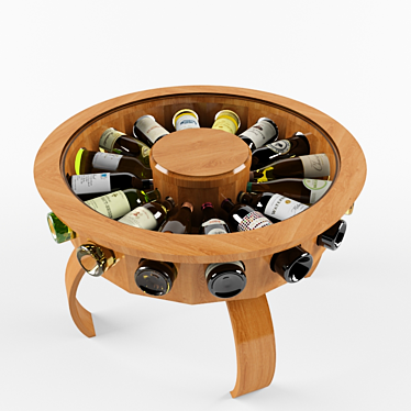 Don Vino Wine Table 3D model image 1 