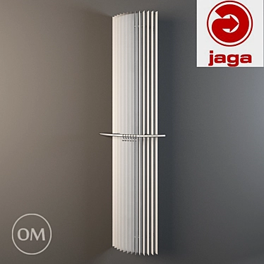 Corner Radiator with Hat Rack - Jaga Iguana 3D model image 1 