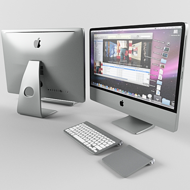 High-performance All-in-One iMac 3D model image 1 