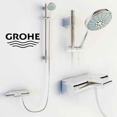 GROHE Grohetherm 2000: Shower Mixer Power & Soul 3D model image 1 