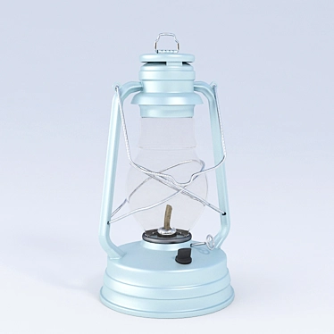 Vintage Kerosene Lantern 3D model image 1 