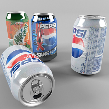 Pepsi & Mirinda Combo Deal 3D model image 1 