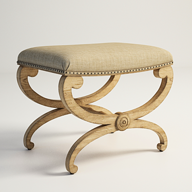 Modern Sienna Tabouret Stool 3D model image 1 