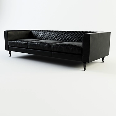Moooi Leather Sofa Model 3D model image 1 