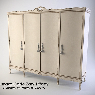 Corte Zari Tiffany Wardrobe 3D model image 1 