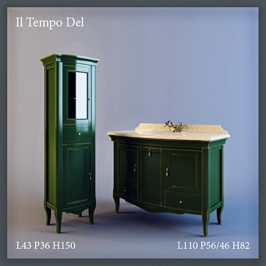 Luxury Bath Furniture - Il Tempo del 3D model image 1 