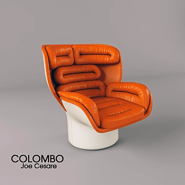 Luxury Colombo Joe Cesare Chair 3D model image 1 