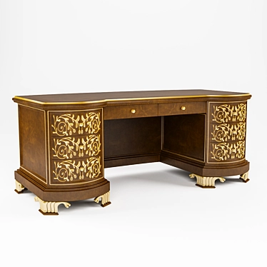 Elegance Unleashed: Writing Desk 3D model image 1 