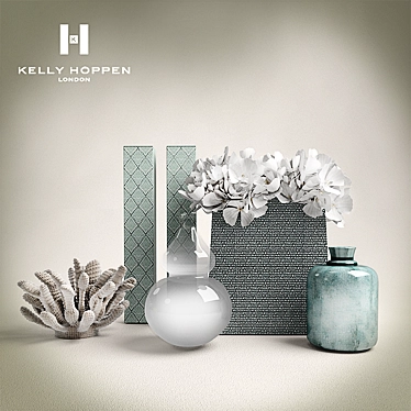 Elegant Vases by Kelly Hoppen 3D model image 1 