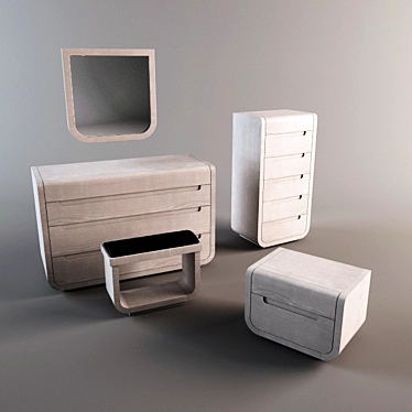 Elegant Wadi Bed Collection 3D model image 1 