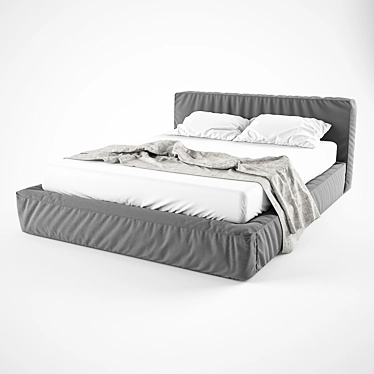 Twist Bed by Rossetto 3D model image 1 