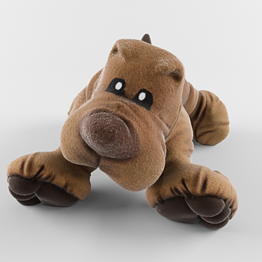 Playful Pup Toy 3D model image 1 