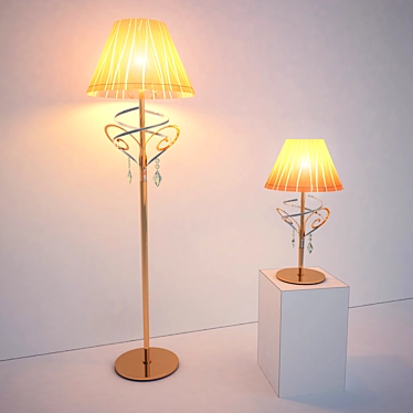 Moderna Luxe Lighting Collection 3D model image 1 
