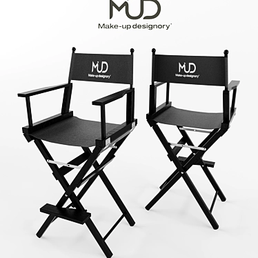 MUD Makeup Artist Chair 3D model image 1 