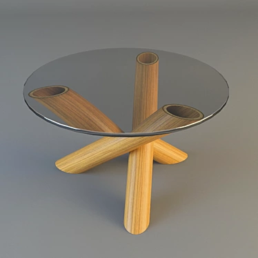 Bamboo coffee table