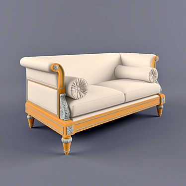 Luxury Clive Christian Sofa 3D model image 1 