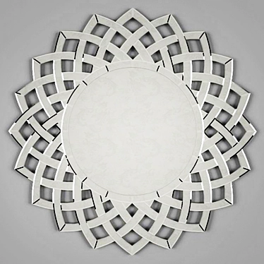 Regal Reflection: Tudor Mirror 3D model image 1 