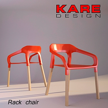 Modern Kare Rack Chair 3D model image 1 