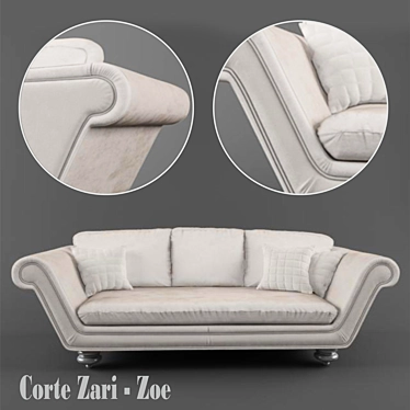 Sophisticated Comfort: CORTE ZARI - ZOE Keope 3D model image 1 