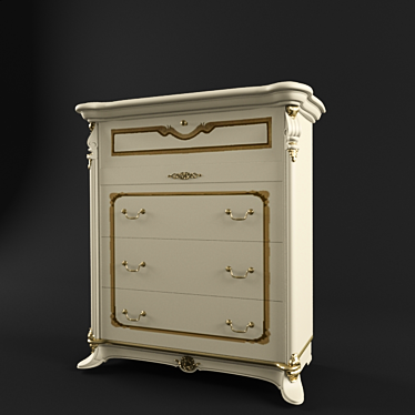 Regina MobilPiu: Modern Lift-Top Chest 3D model image 1 