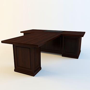 Formichi Desk with Approximate Dimensions 3D model image 1 
