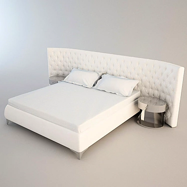 Luxury Visionnaire Bedroom Set 3D model image 1 
