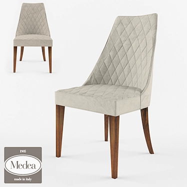 Elegant Medea-Antibes Chair 3D model image 1 