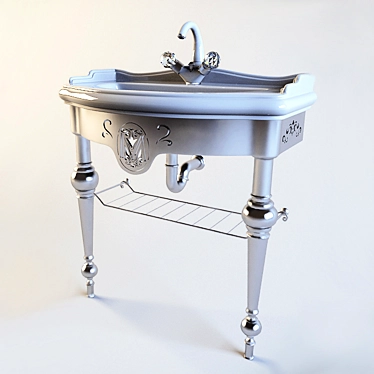 Elegant Migliore Bella Sink 3D model image 1 