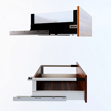 Blum Tandembox: Efficient Drawer System 3D model image 1 