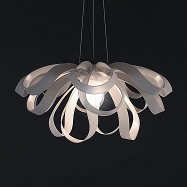Elegant Agatha Pendant Light 3D model image 1 