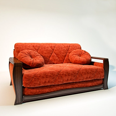 Title: Lunar Comfort Sofa 3D model image 1 