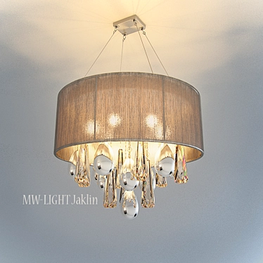 Elegant Jaklin Chandelier 3D model image 1 