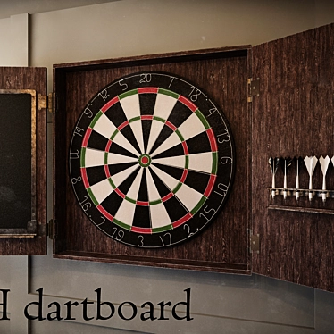 Title: Pro Darts Tournament Set 3D model image 1 