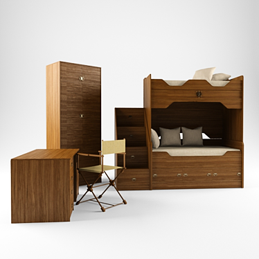 Goleta Kids Room Set 3D model image 1 