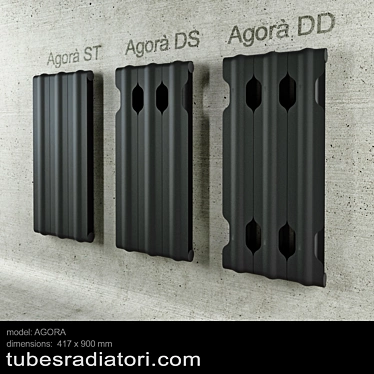 Sleek Modern Radiators by Tubesradiatori 3D model image 1 