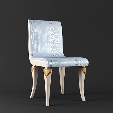 Title: Rococo Inspired Soane Chair 3D model image 1 